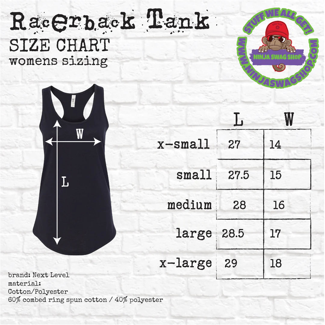 Truchalk Signature Handprint Women's Racerback Training Tank Top