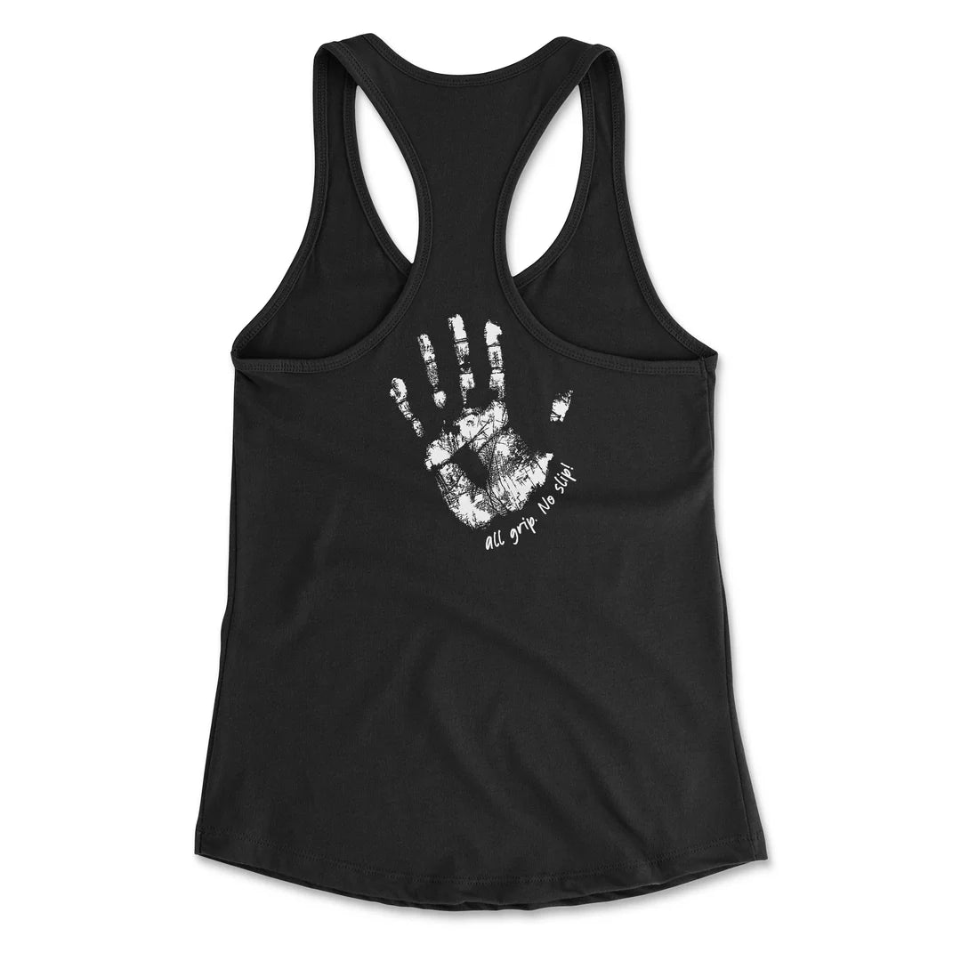 Tru Chalk Signature Brand Handprint Women's Racerback Training Tank Top