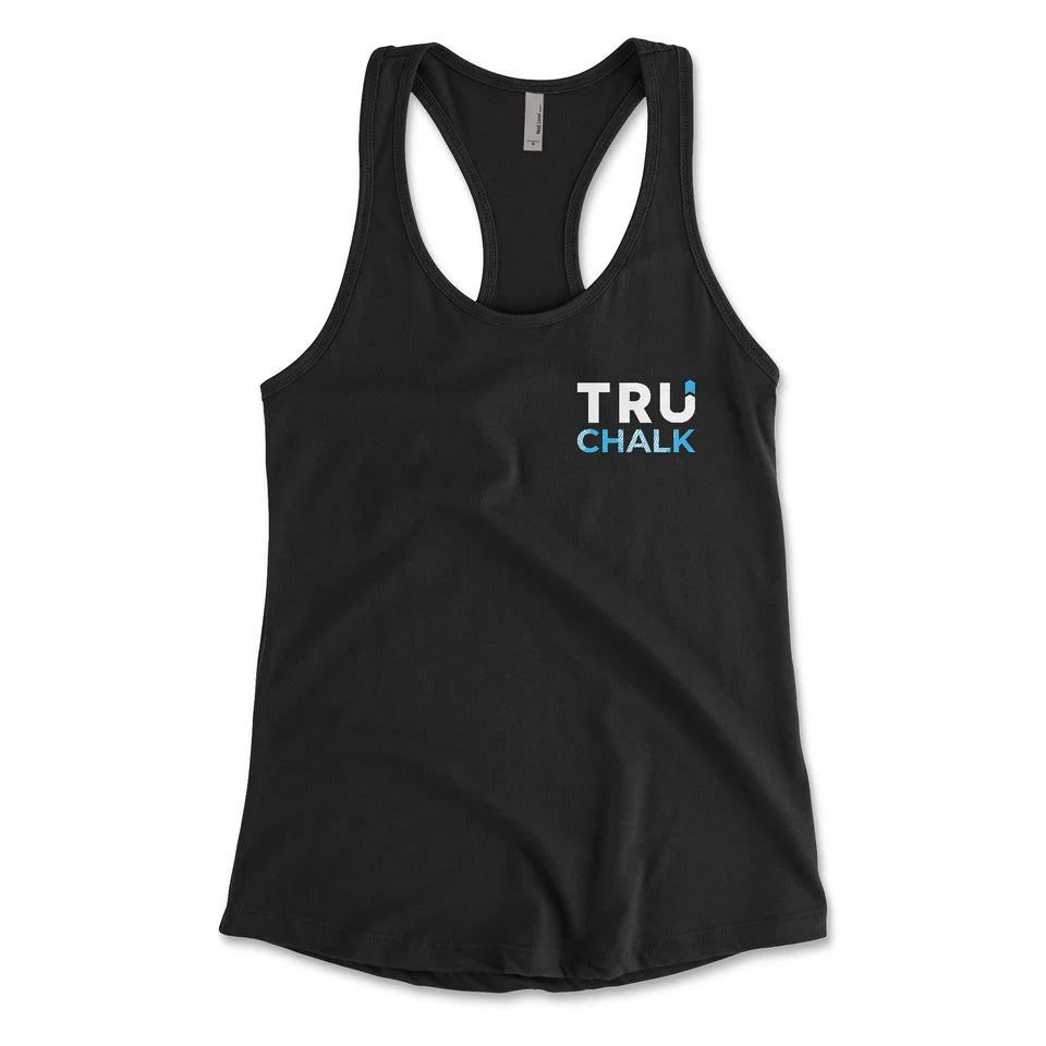 Tru Chalk Signature Brand Handprint Women's Racerback Training Tank Top